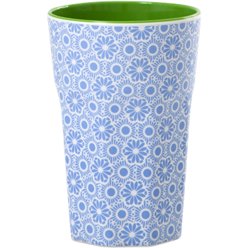 rice Melamine Cupe Marrakesh Print blau